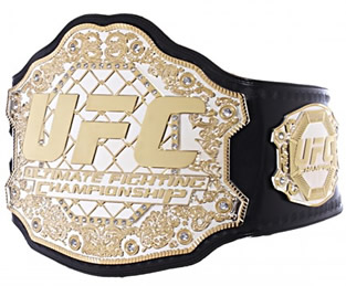 MMA champion belt